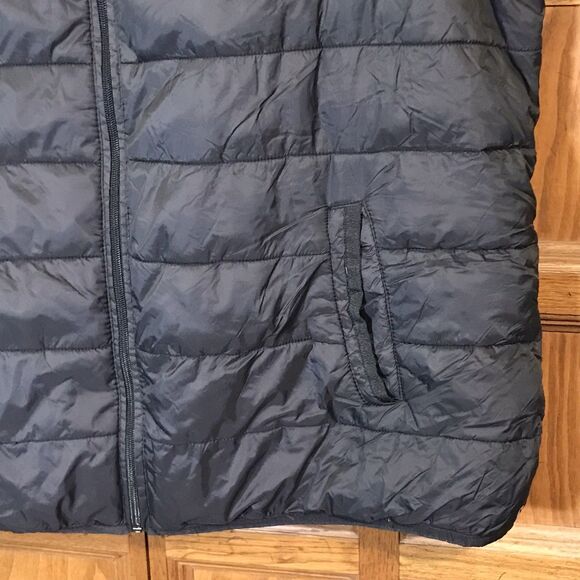 Xersion Quilted Nylon Puffer Vest Men 2XL Black Pockets Full  Zip Front Packable - Picture 5 of 9